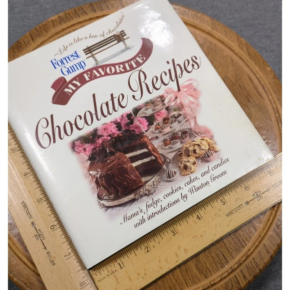 1995 Forrest Gump My‎ Favorite Chocolate Recipes VTG Winston Groom 1st Printing